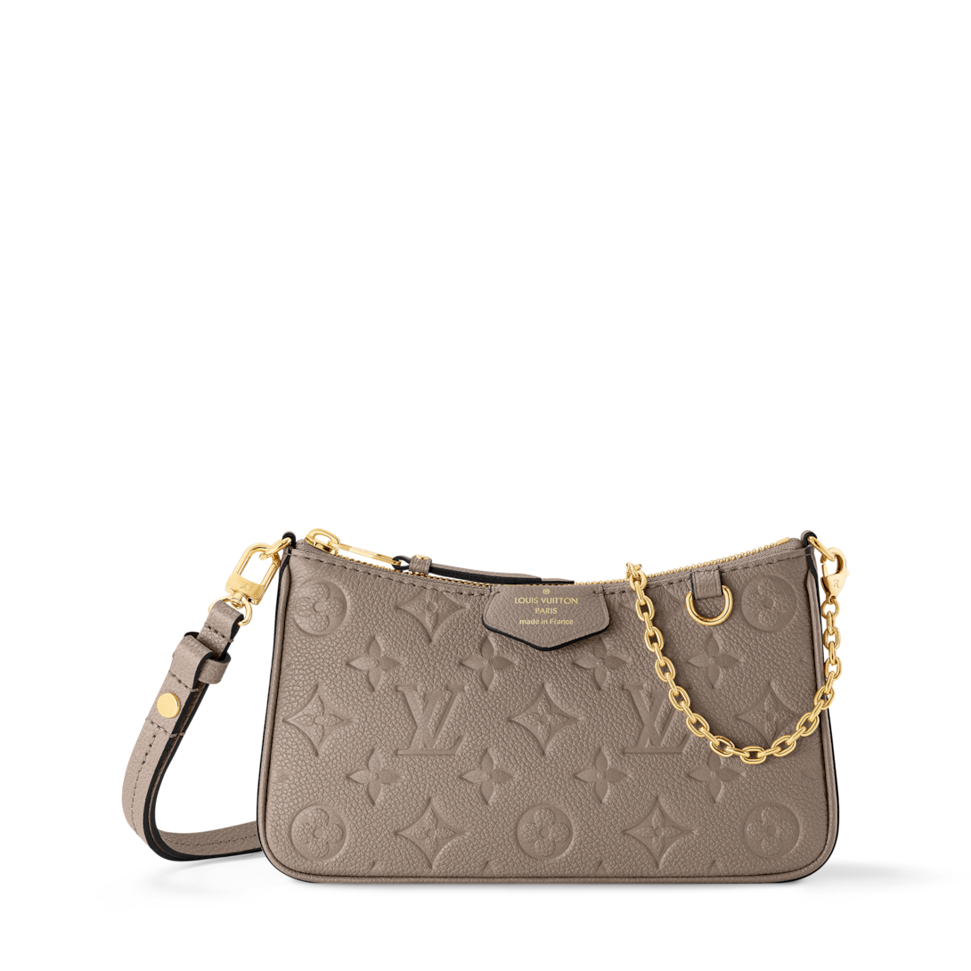 Bolsa Easy com Alça Couro Monogram Empreinte - Carteiras | LOUIS